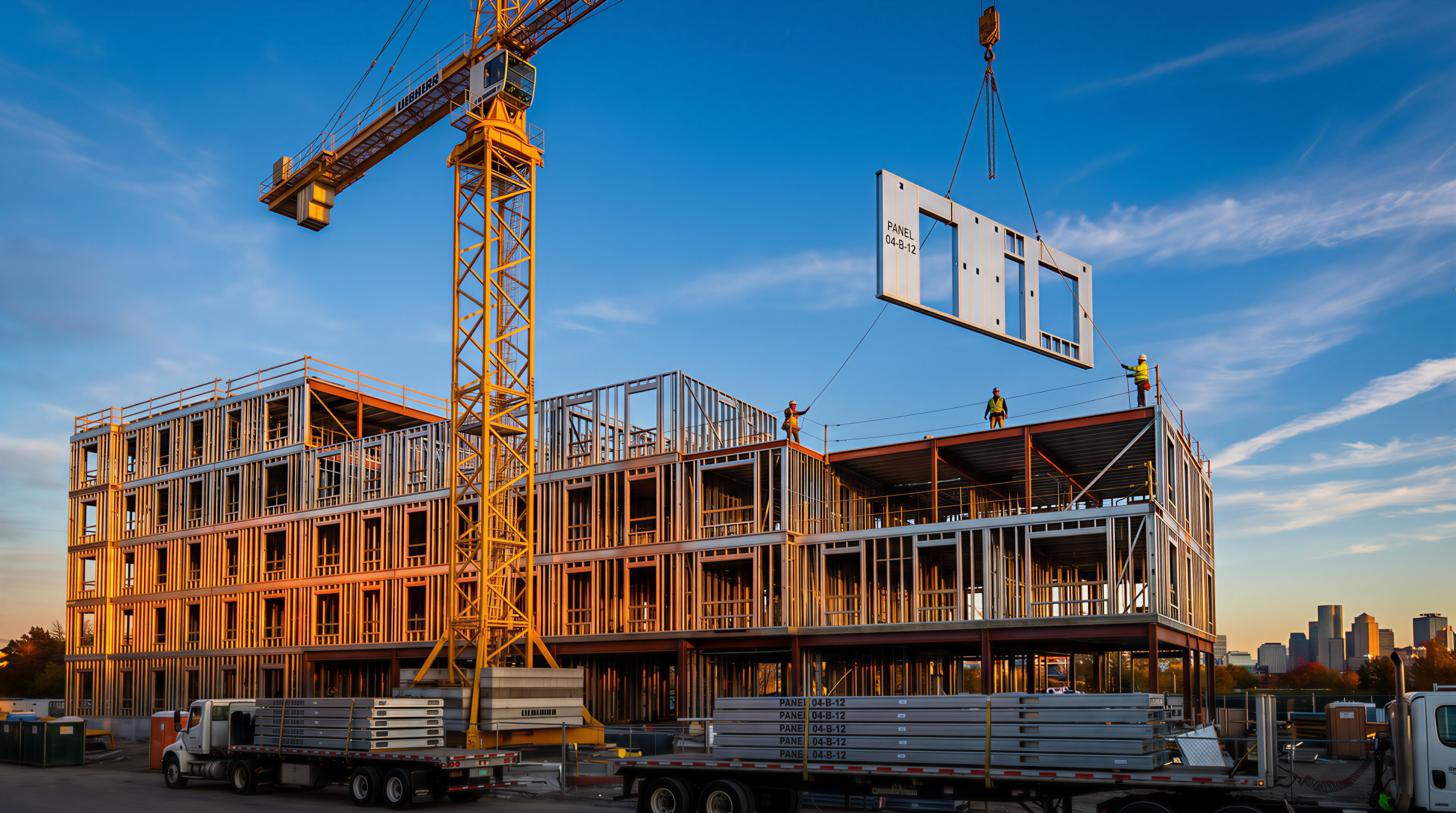 The Fastest Way to Frame a Multifamily Building: Prefabricated CFS Panels vs. Stick Framing